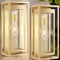 19 Inch Gold Outdoor Wall Light Fixtures, 2 Pack Porch Lights by WelcometoOYKYOHEI