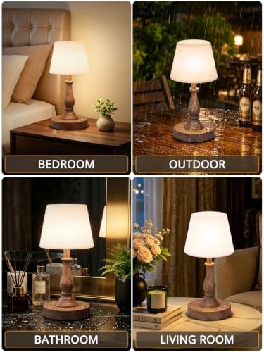 Yochoice IP65 Waterproof Shower Lamp, Rechargeable Cordless Bathroom Lamp - Image 7