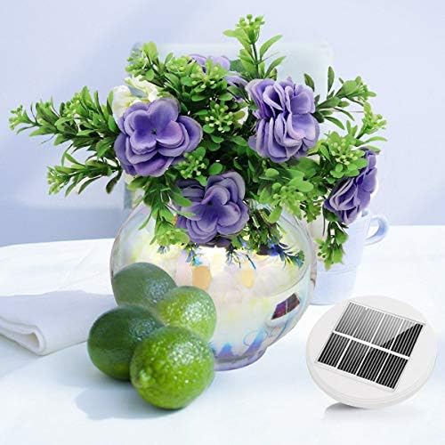 Solar Outdoor Table Lamp, Solar Powered Mosaic Glass Ball Garden Lights Waterproof Color Changing Mood Night Lights (Lantern) - Image 7