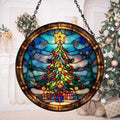 Christmas Tree Presents Star Acrylic Suncatcher by AVAGAN