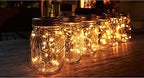 Lxcom Lighting Solar Mason Jar Light, Hanging Garden Light, LED Waterproof Best Terrace Lawn Decoration, Warm Light, Pack of4 - Image 5