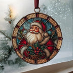 Santa Giving Presents Acrylic Suncatcher - Image 3