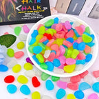 500PCS 1-1.2" Glowing Rocks Luminous Pebbles Glow in The Dark Rocks Luminous Stones for Driveway Walkway Potted Plants Fish Tank - Image 7