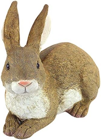 Design Toscano QM200861 Bashful The Bunny Lying Down Rabbit Outdoor Garden - Image 2
