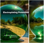 12 Inch Stainless Steel Gazing Globe,v2croft Hollow Ball Mirrored Surface Polished Shiny Sphere,Garden Stainless Steel Gazing Ball for Outdoor Lawn Pond Yard Ornament(Green) - Image 5
