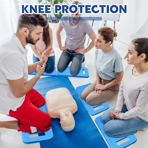 Riakrum 20 Pcs Garden Kneeling Pad Garden Knee Pad Thick Foam Knee Mat Waterproof Cushion for Kneeling Multi Functional and Church Kneeler for Praying, Baby Bath, Yoga, 15.4 x 6.7 Inch (Classic Color) - Image 3