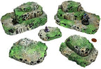 Mossy Stone Stacking Modular Hills Set - - Handmade Terrain for Tabletop War Games and TTRPGs - Image 3