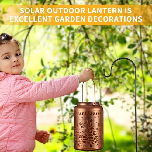 Solar Lanterns Outdoor Waterproof Garden Decor Gifts for Women( Red Bird) - Image 5