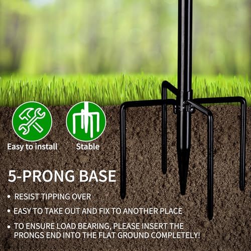 40In Metal Bird Bath for Outdoors,Removable 3" Deep 13" Dia Bowl Heavy-Duty Base,Standing Birdbath Feeder Rust-Proof Birdbaths for Garden Yard Patio Lawn Decor - Image 2