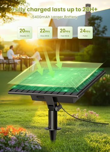 Brightown 158FT Solar String Lights Outdoor, IP65 Waterproof, Remote, Timer - Image 4