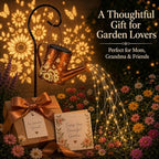 Solar Watering Can Light, LED String Lantern, Sunflower Butterfly Decor Art - Image 2