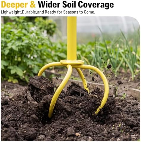Garden Kneeler and Seat & Claw Cultivator Tiller - Image 5
