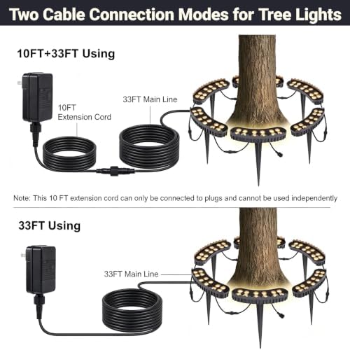 Outdoor Ring Tree Lights 6 Pack, Landscape Uplighting for Trees - Image 5
