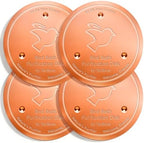 Mellbree 4-Pack Premium Copper Cleaning Disc, 0.6mm Thick 99.99% Pure Copper with Stable Triple-Point Support, All-Season Physical Water Care for Bird Baths by Mellbree