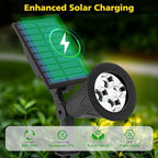 T-SUN Solar Spot Lights Outdoor Waterproof,Solar Landscape Spotlights,1Pack - Image 3