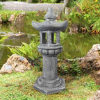 Solar-Powered Pagoda Lamp by Unknown