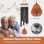 Memorial Sympathy Gifts for Loss of Husband, 32" Memorial Wind Chimes - Image 2