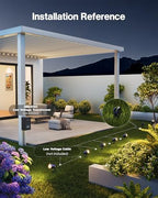 HIBOITEC RGBW Low Voltage Landscape Lighting 10P with Remote Connectors - Image 4