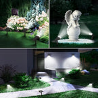Linkind Solar Lights Outdoor Waterproof Landscape Spotlight Daylight 4 Pack - Image 6