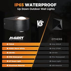 Outdoor Wall Lights 8W, 3000K 705 LM Modern Porch Light, Up Down Lights - Image 4