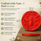 Reusable Sunflower Stepping Stone Mold, Large 15.7inch Cement Mould - Image 4
