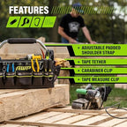 AWP Tool Bags, Premium Tool Bag, Black, Durable Tool Tote, for Professionals and Contractors - Image 2