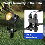 Low Voltage Wire Connectors 30 Pack, Fastlock2 Landscape Lighting Connectors, Waterproof Tool-Free Quick Connect Electrical Wire Connectors for 12–18 Gauge Cable, Outdoor Garden Pathway & Yard Lights - Image 4