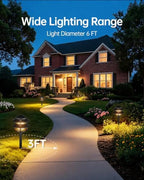 LITFIT 6Pack Low Voltage Pagoda Landscape Lighting, 12V Pathway Light Wired - Image 6