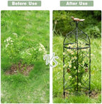 Obelisk Trellis 26" Metal Garden Support for Climbing Plants - Image 3
