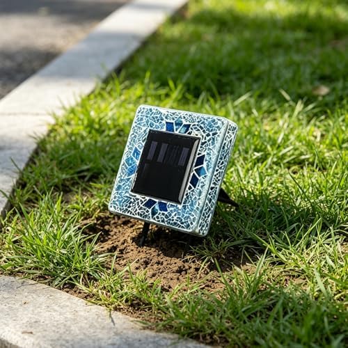 Solar Ground Light Outdoor LED Disk Light for Pathway and Yard Decorative Solar Ground Lamp & Strong Construction - Image 4