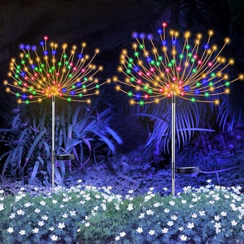 6 Pack Solar Lights (Firework Light Warm Multicolor) by Unknown