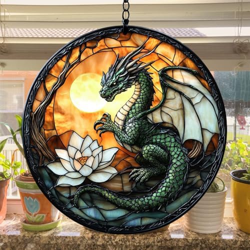 Mythic Dragon Acrylic Suncatcher - Image 4