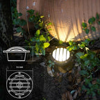 GOODSMANN Outdoor 4W LED Well Light 12V In-Ground Landscape Light Low Voltage Landscape Spot Lighting with Connector 200 Lumen 2800K Warm White Black Deck Light Aluminum Up Light for Tree Garden Patio - Image 4