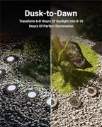 Sunco 12 Pack Outdoor Solar Pathway Lights, Dusk to Dawn, 7000K - Image 5