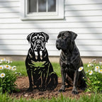Dog Metal Garden Stake - Weatherproof Dog Silhouette Yard Art, Decorative Outdoor Sign for Lawn & Patio, Heartfelt Gift for Mastiff Lovers - Image 3