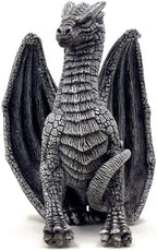 Medieval Dragon Shelf Sitter | Gothic Statue for Home, Office, or Garden | Fierce Winged Figurine | 6.5 Inches Indoor & Outdoor Resin Decor (Tavros the Dragon) - Image 6