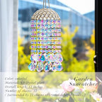 12.8'' Crystal Wind Chime Suncatchers Wind Chimes for Window Indoor Outdoor - Image 6