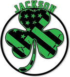 Personalized Irish Metal Sign, Ireland Celtic Shamrock Hanging Sign Welcome Outdoor Porch, Custom Name Wall Fence Patio Yard Home Office Decor, Birthday, St. Patrick’s Day Gift by TALATAKA