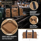 Readywares 12" Utility Bag | Waxed Canvas Small Heavy Duty Tool Bag - Image 2
