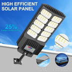 Solar Street Lights Outdoor Waterproof - LED Solar Flood Lights Outdoor Dusk to Dawn with Mention Sensor, Outdoor Solar Powered Floodlight for Parking Lot/Garden/Yard/Pathway Lighting - Image 2