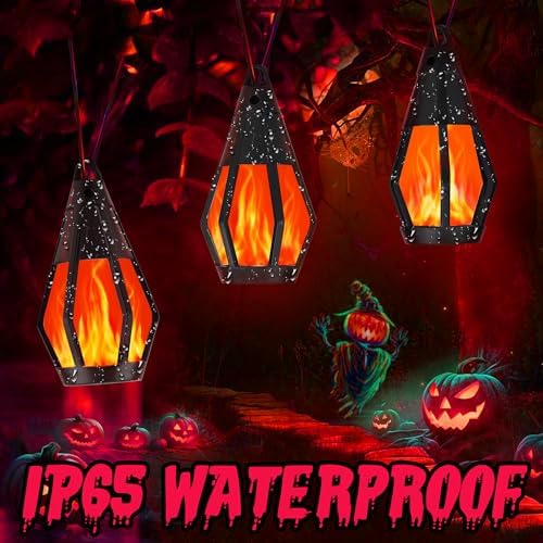 Solar String Lights for Outside, 33Ft Solar Patio Light with 15 Flickering - Image 4