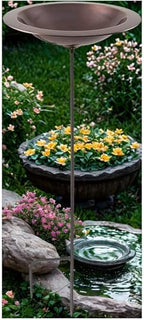 Classic II Birdbath with Stake – Outdoor Garden Bird Bath Bowl for Attracting Birds – Weather-Resistant, Easy Installation, Metal Stake Included - Image 6