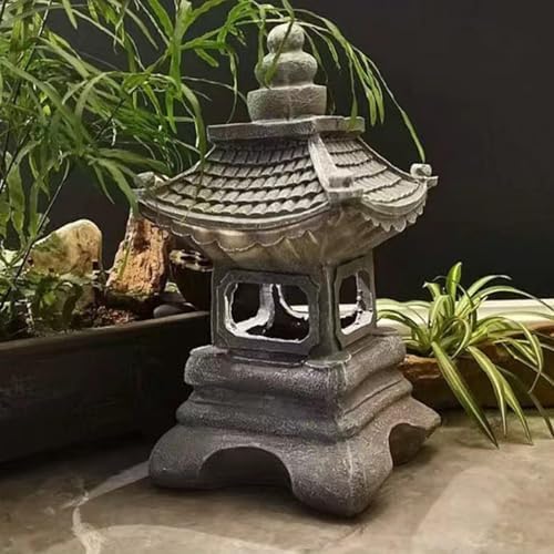 Decor for Living Pagoda Garden Statue Resin Sculpture Zen Decoration for Landscape Figurines Home(A2) - Image 7