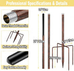 Heavy Duty Wind Spinner Replacement Pole, 48"/72" Adjustable, 5-Prong Base - Image 7