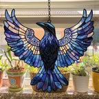 Rising Raven Mosaic Effect Acrylic Suncatcher - Image 4
