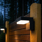 Solar Fence Lights, Motion Sensor, 2 Modes, 3000K Warm, 2pk by VerLuce