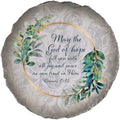 Magnolia Garden 10-Inch Romans 15:13 Scripture Decorative Stepping Stone – May the God of Hope Resin Garden Tile – Botanical Eucalyptus Religious Outdoor Accent by DicksonsGifts