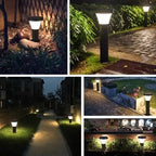 10W Rustproof & Waterproof Aluminum Cylinder Bollard Lights with PC Shade - Wired Modern Landscape Pathway Lights for Lawn, Courtyard & Garage - Image 6