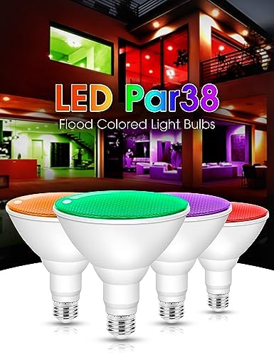 Fulighture Green Flood Light Bulbs 2 Pack,PAR38 15W(100W Equivalent) - Image 7