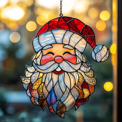 Santa Claus Acrylic Suncatcher by AVAGAN
